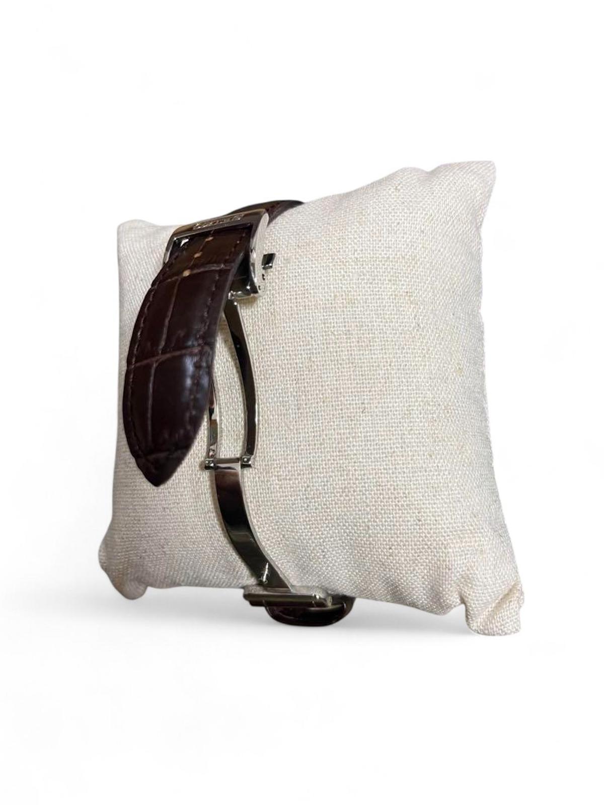 Seiko - Chronograph Watch Green Dial Brown Leather Strap