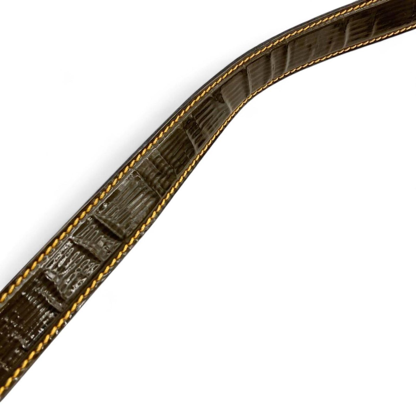 Prada - Brown Patent Leather Shoulder Bag