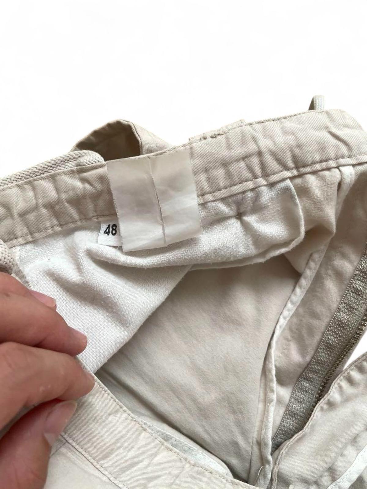 Helmut Lang - Men's Casual Pants Beige Cotton Relaxed Fit