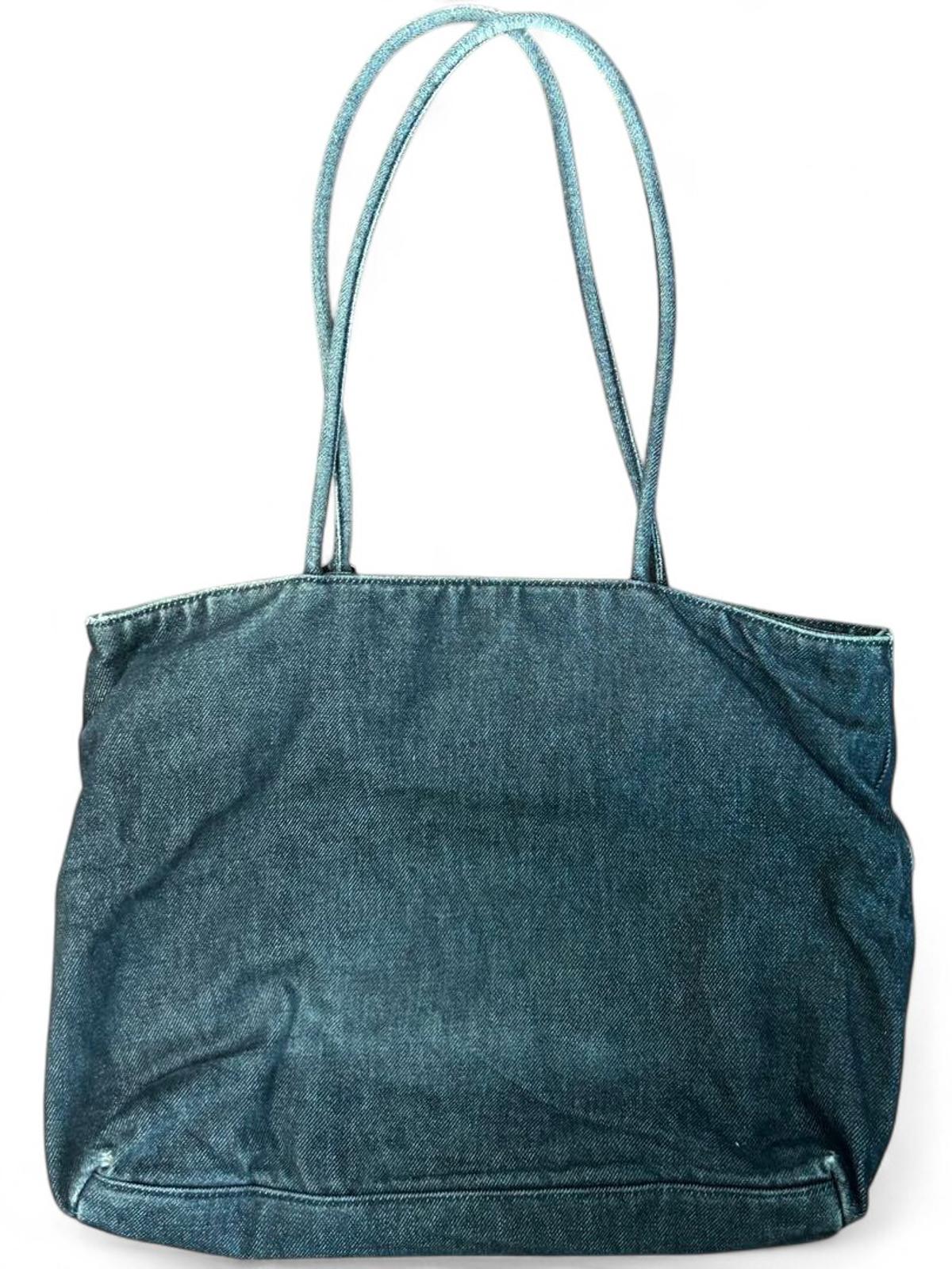 Dior - Denim Tote Bag with Charm Detail