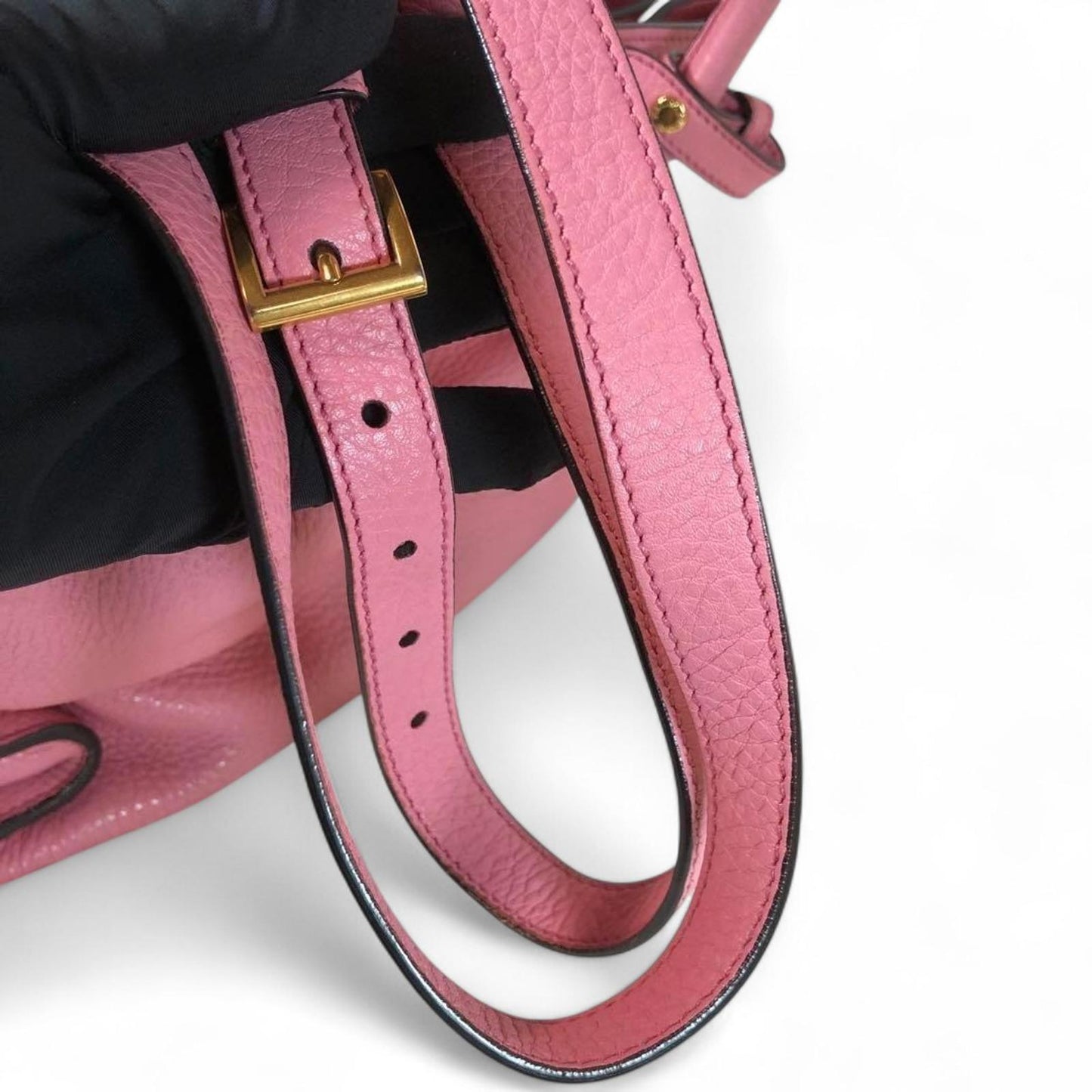 Prada - Pink Leather Tote Bag