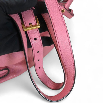 Prada - Pink Leather Tote Bag