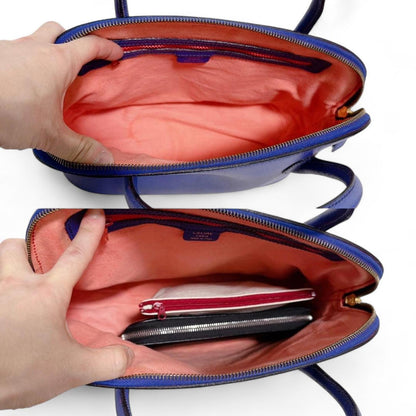 Celine - Blue Leather Women's Satchel Bag