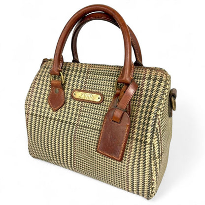 Polo Ralph Lauren - Vintage Houndstooth Pattern Handbag