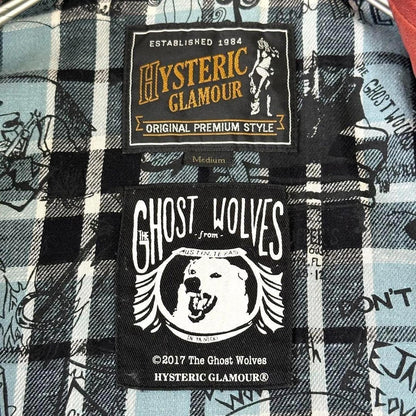 Hysteric Glamour - Men's Brown Leather Biker Jacket