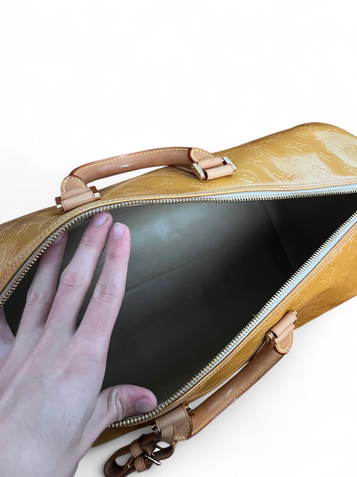 Louis Vuitton - Keepall 50 Vernis Epi Leather Yellow