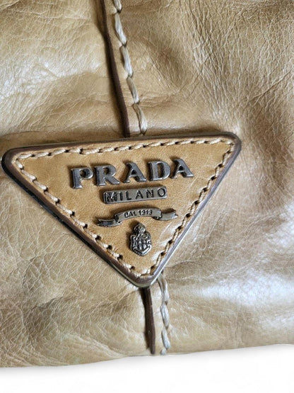 Prada - Beige Leather Handbag