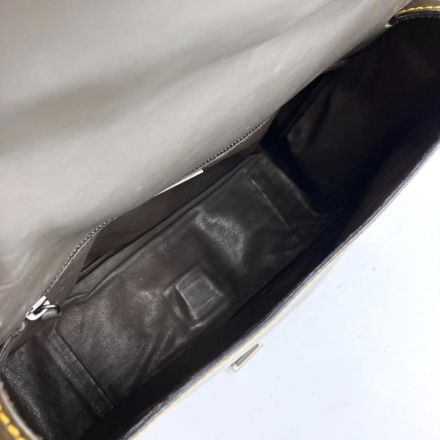Prada - Brown Patent Leather Shoulder Bag