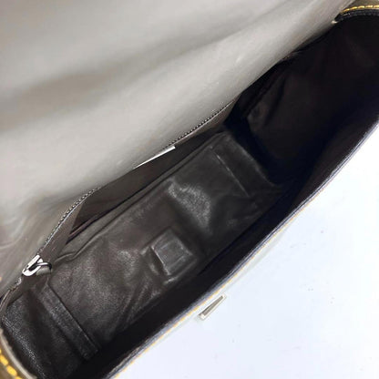 Prada - Brown Patent Leather Shoulder Bag