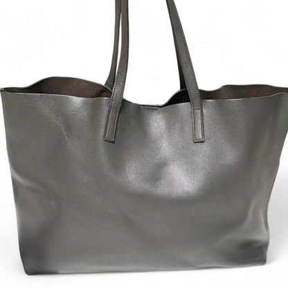 Saint Laurent - Large Leather Tote Bag Pouch