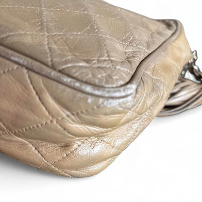 Chanel - Quilted Leather Crossbody Bag with Tassel