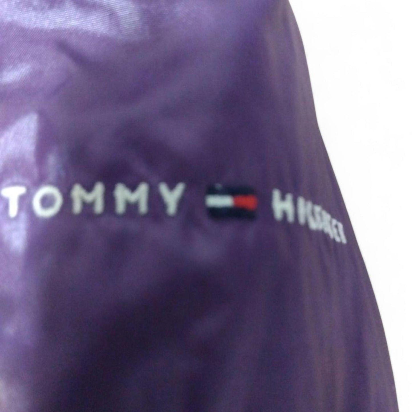 Tommy Hilfiger - Purple Puffer Jacket with Faux Fur Hood