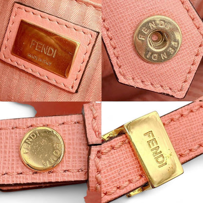 Fendi - Pink Leather Handbag Adjustable Strap