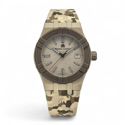 Maurice Lacroix - Camouflage Patterned Silicone Strap Watch