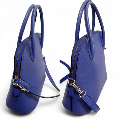 Celine - Blue Leather Women's Satchel Bag