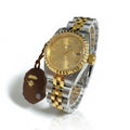 Bapex - Two-tone Gold Silver Wristwatch Diamond