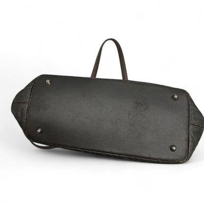 Christian Dior - Black Quilted Leather Tote Bag