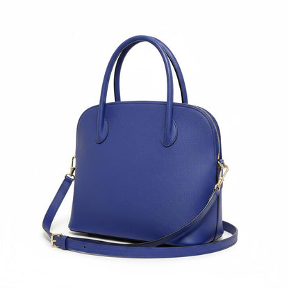Celine - Blue Leather Women's Satchel Bag