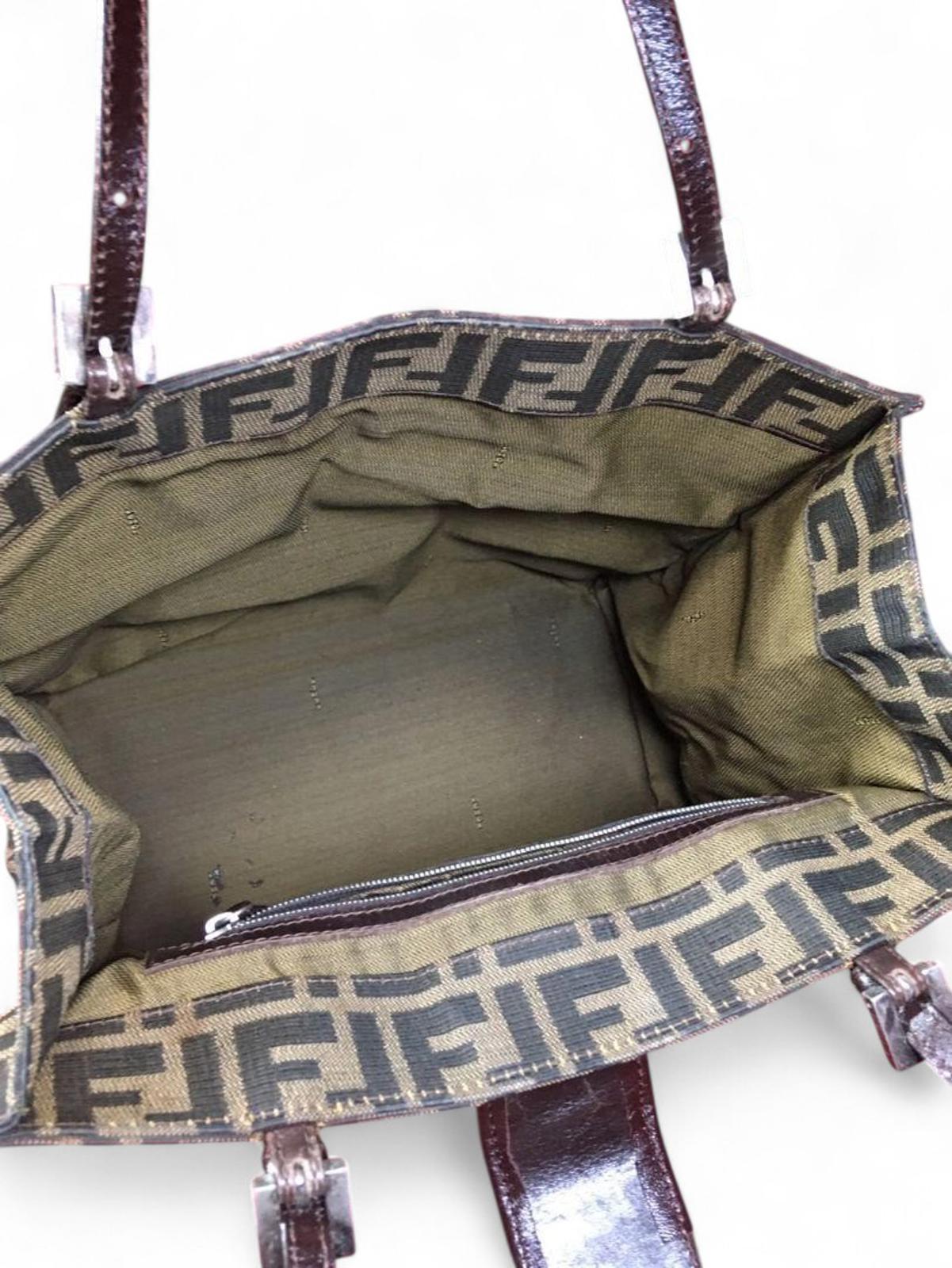 Fendi - Tote Bag Zucca Signature FF Logo