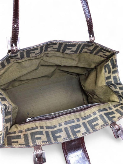 Fendi - Tote Bag Zucca Signature FF Logo
