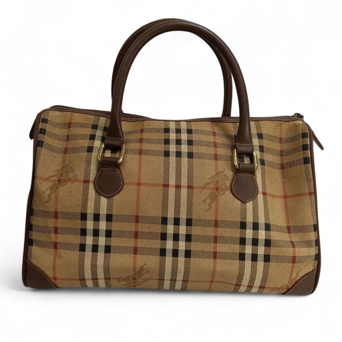 Burberry - Vintage Nova Check Boston Bag