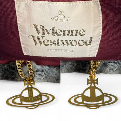 Vivienne Westwood - Faux Fur Tote Bag with Gold Charm
