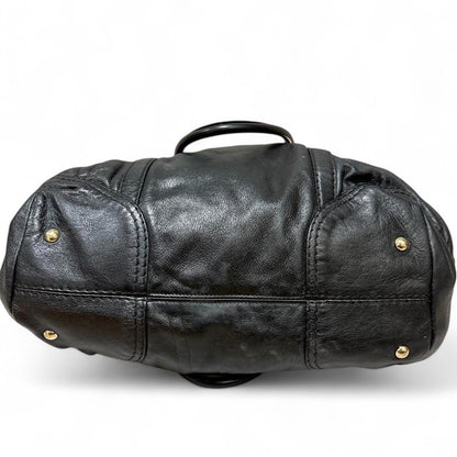 Prada - Black Leather Shoulder Bag