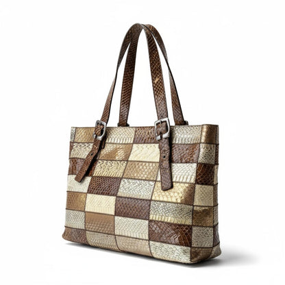 Miu Miu - Patchwork Leather Tote Bag