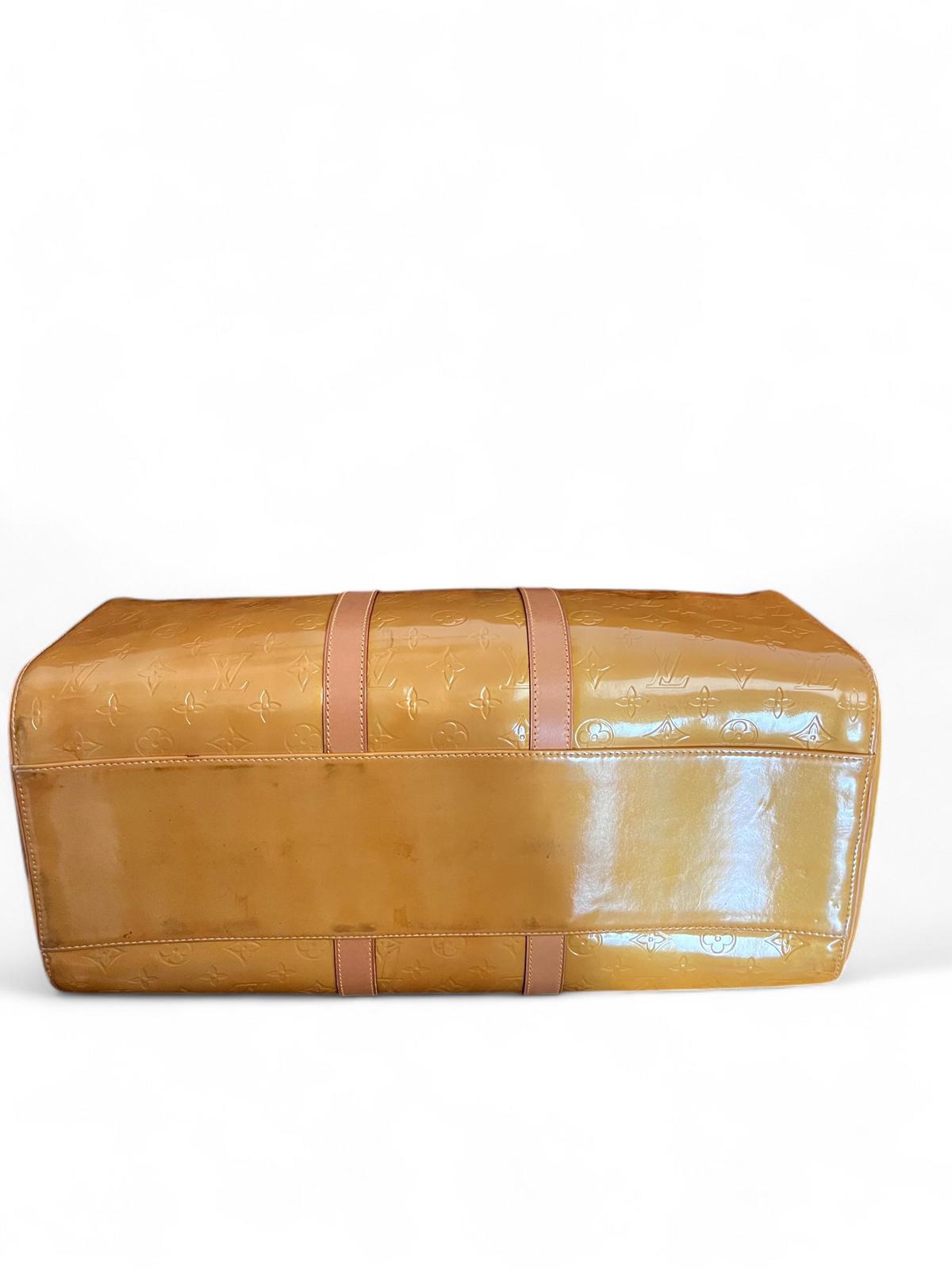 Louis Vuitton - Keepall 50 Vernis Epi Leather Yellow