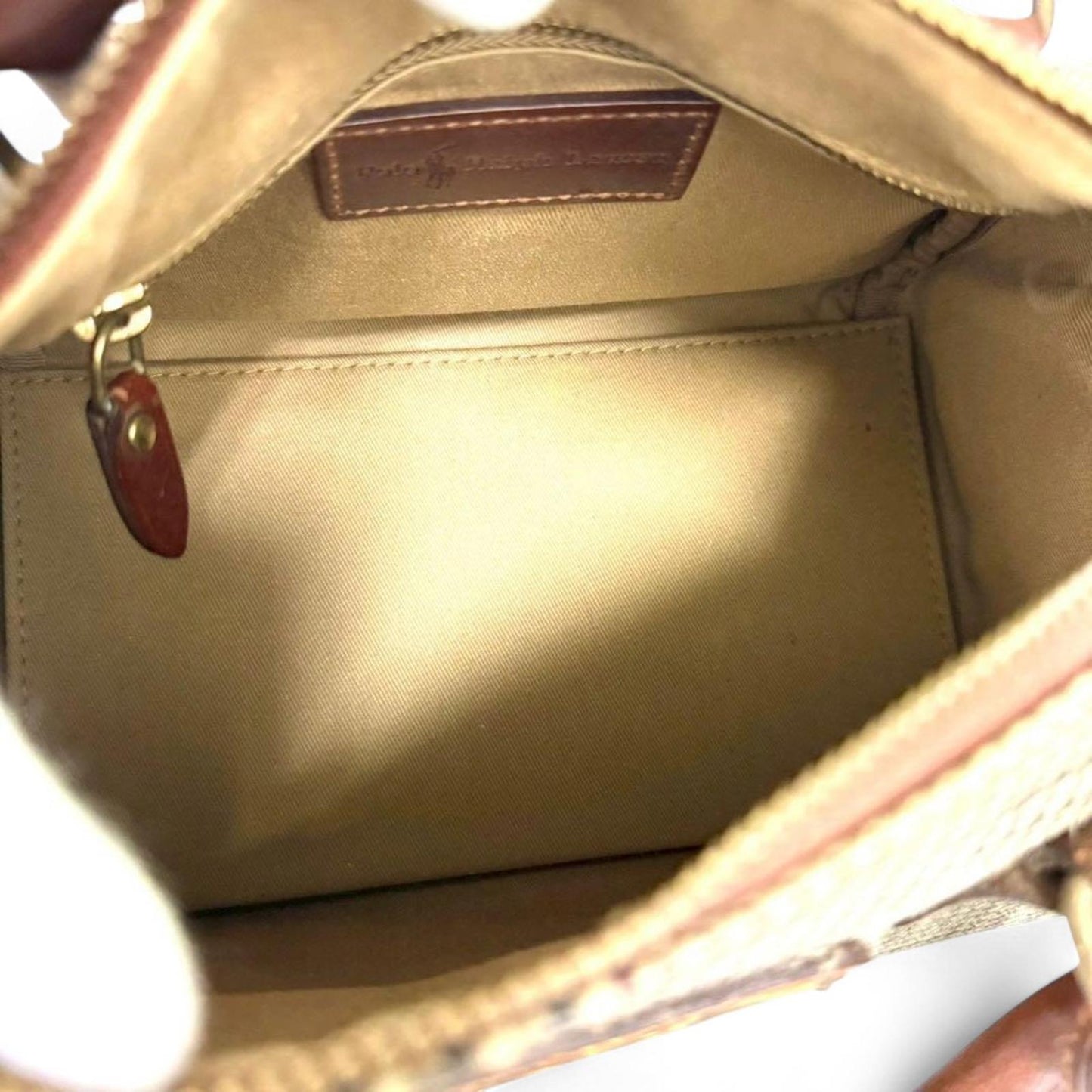 Polo Ralph Lauren - Vintage Houndstooth Pattern Handbag