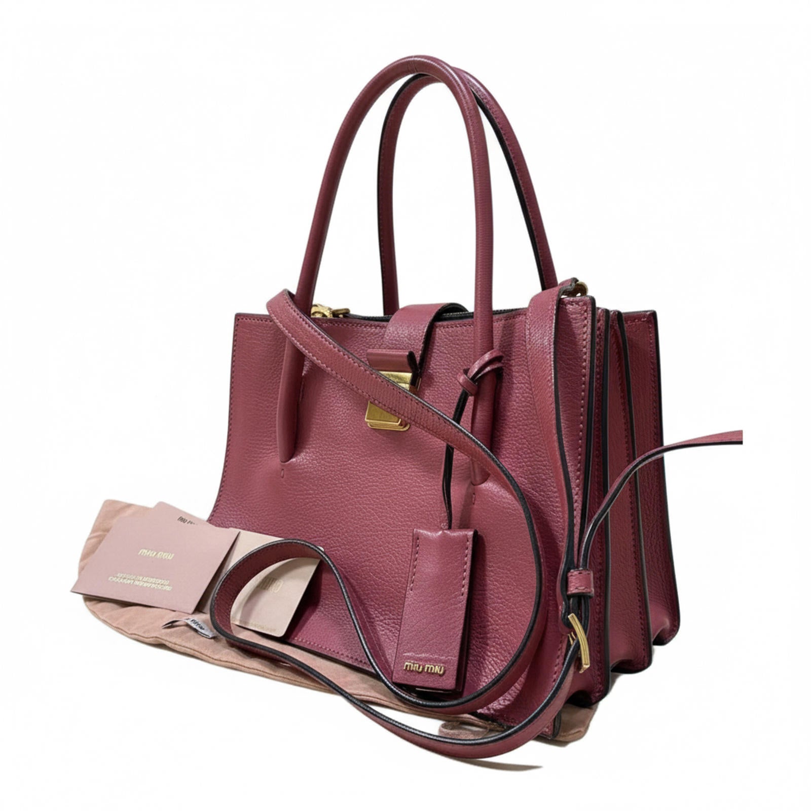 Miu Miu - Pink Leather Handbag