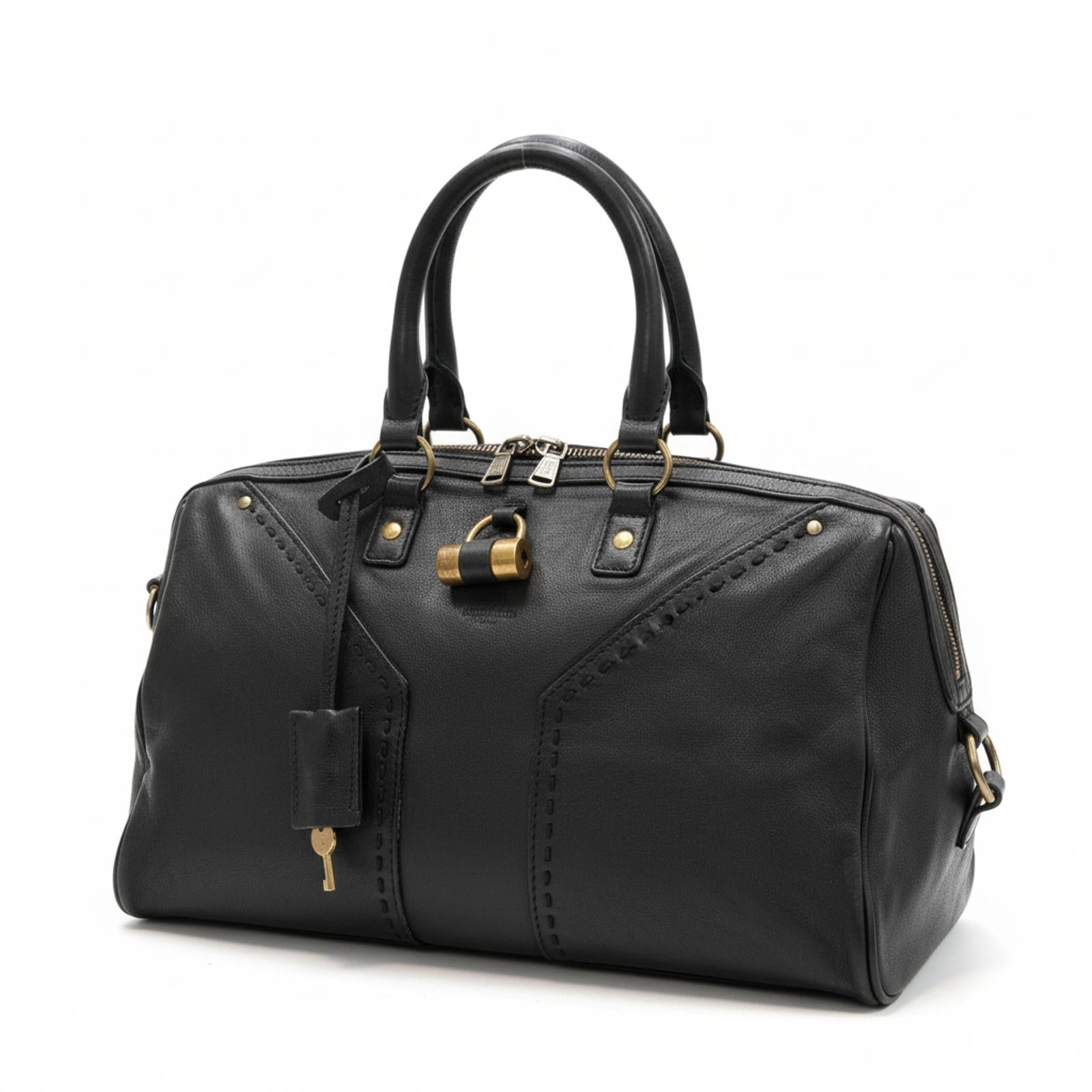 Saint Laurent - Easy Saint Tropez Black Leather