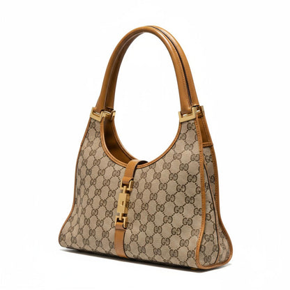 Gucci - Jackie Canvas Shoulder Bag