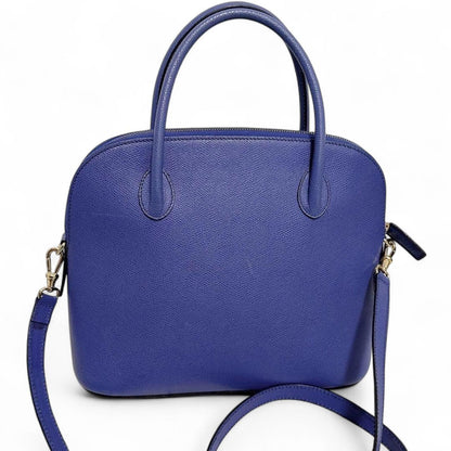 Celine - Blue Leather Women's Satchel Bag