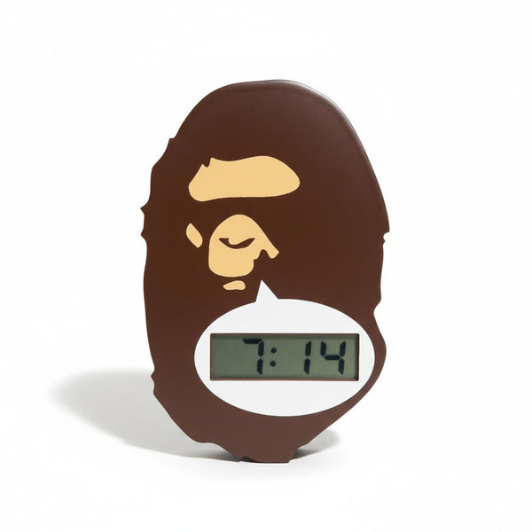 BAPE - Digital Clock Ape Head Design