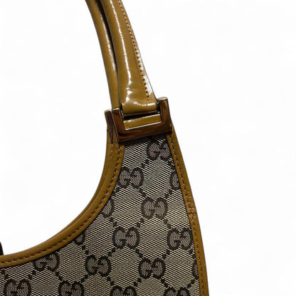 Gucci - Jackie Canvas Shoulder Bag