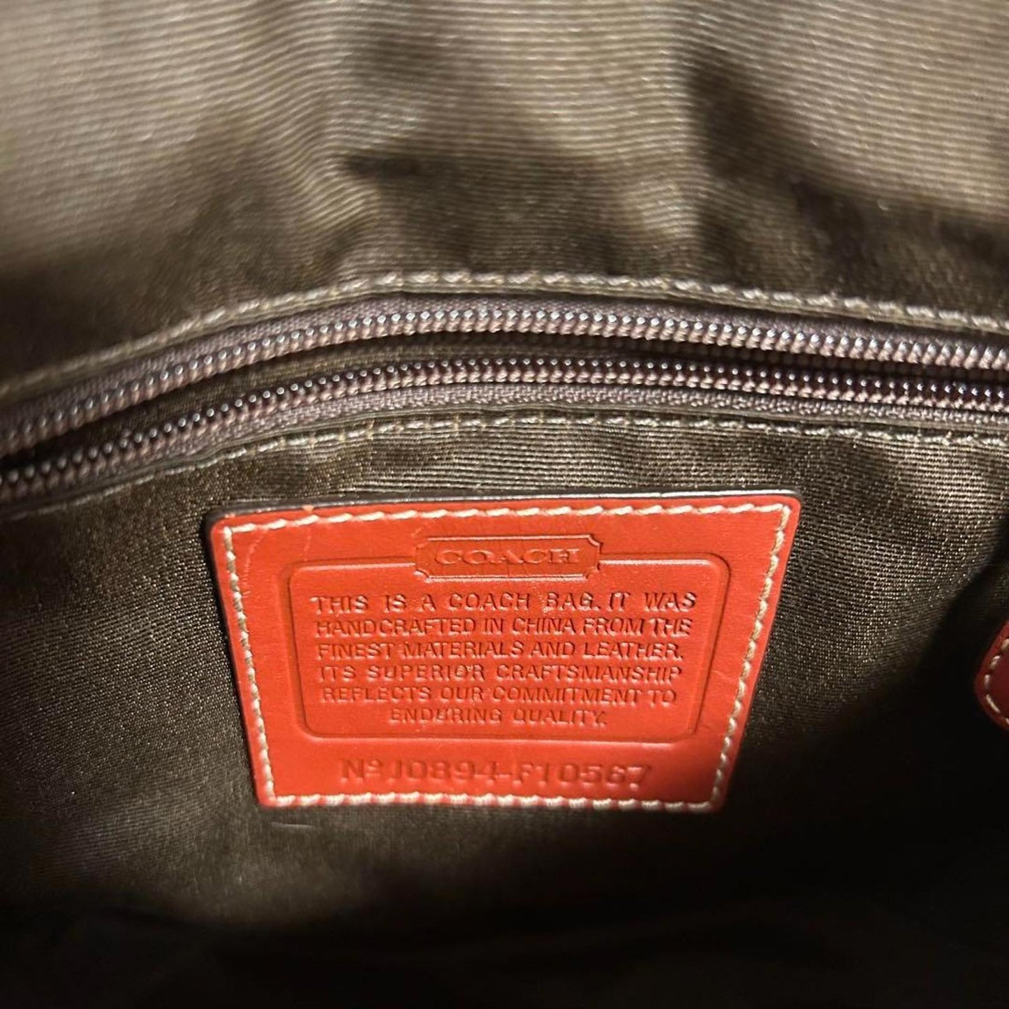 Coach - Signature Canvas Shoulder Bag with Leather