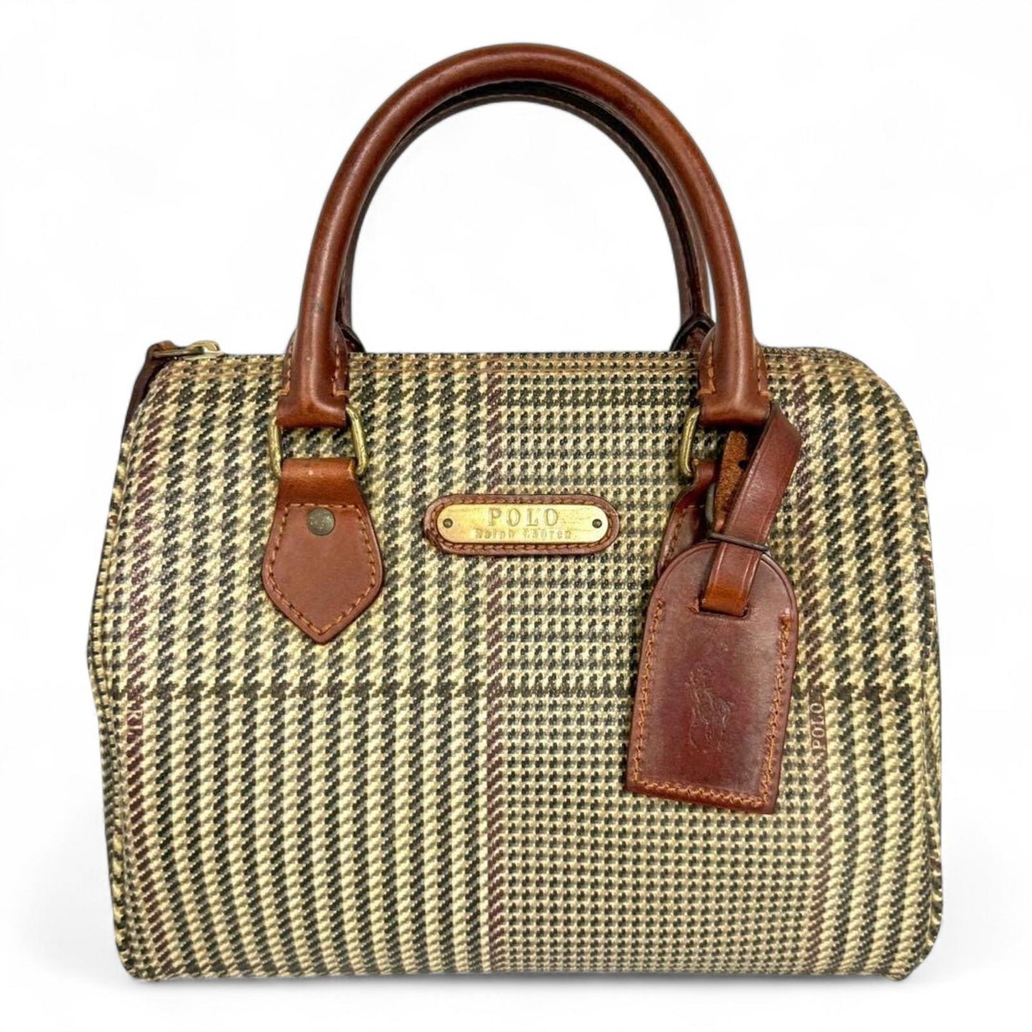 Polo Ralph Lauren - Vintage Houndstooth Pattern Handbag