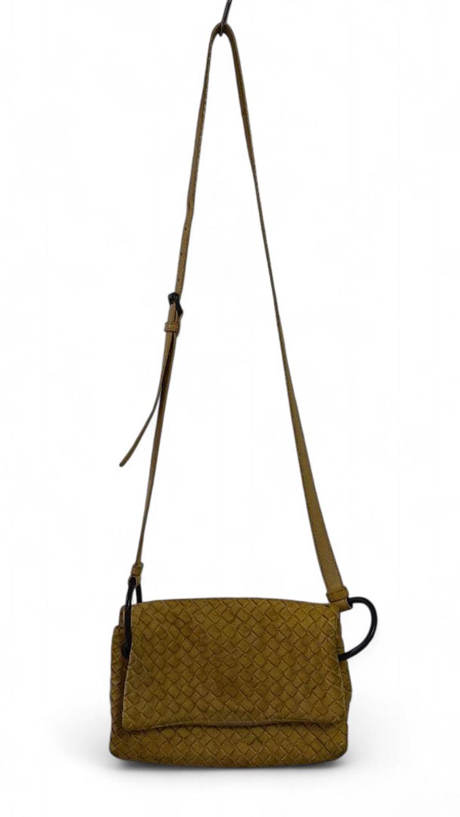 Bottega Veneta - Intrecciato Yellow Shoulder Bag Leather