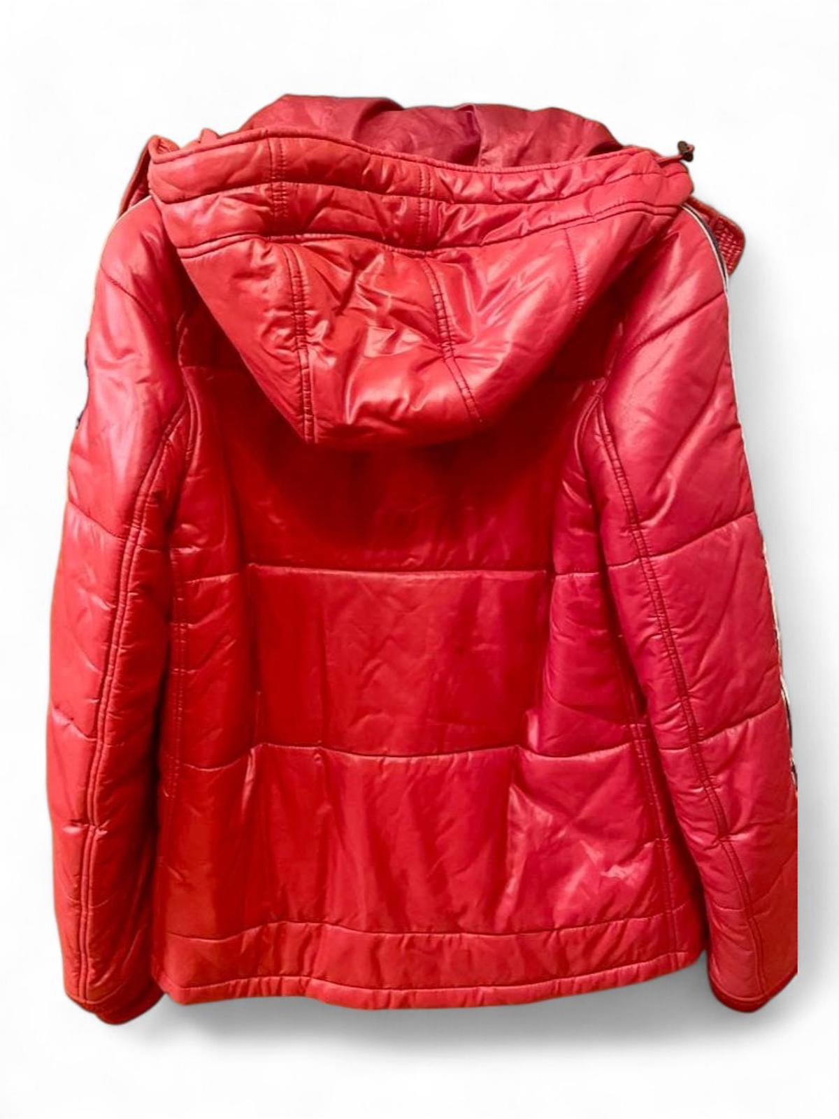 Hysteric Glamour - Red Quilted Hooded Jacket