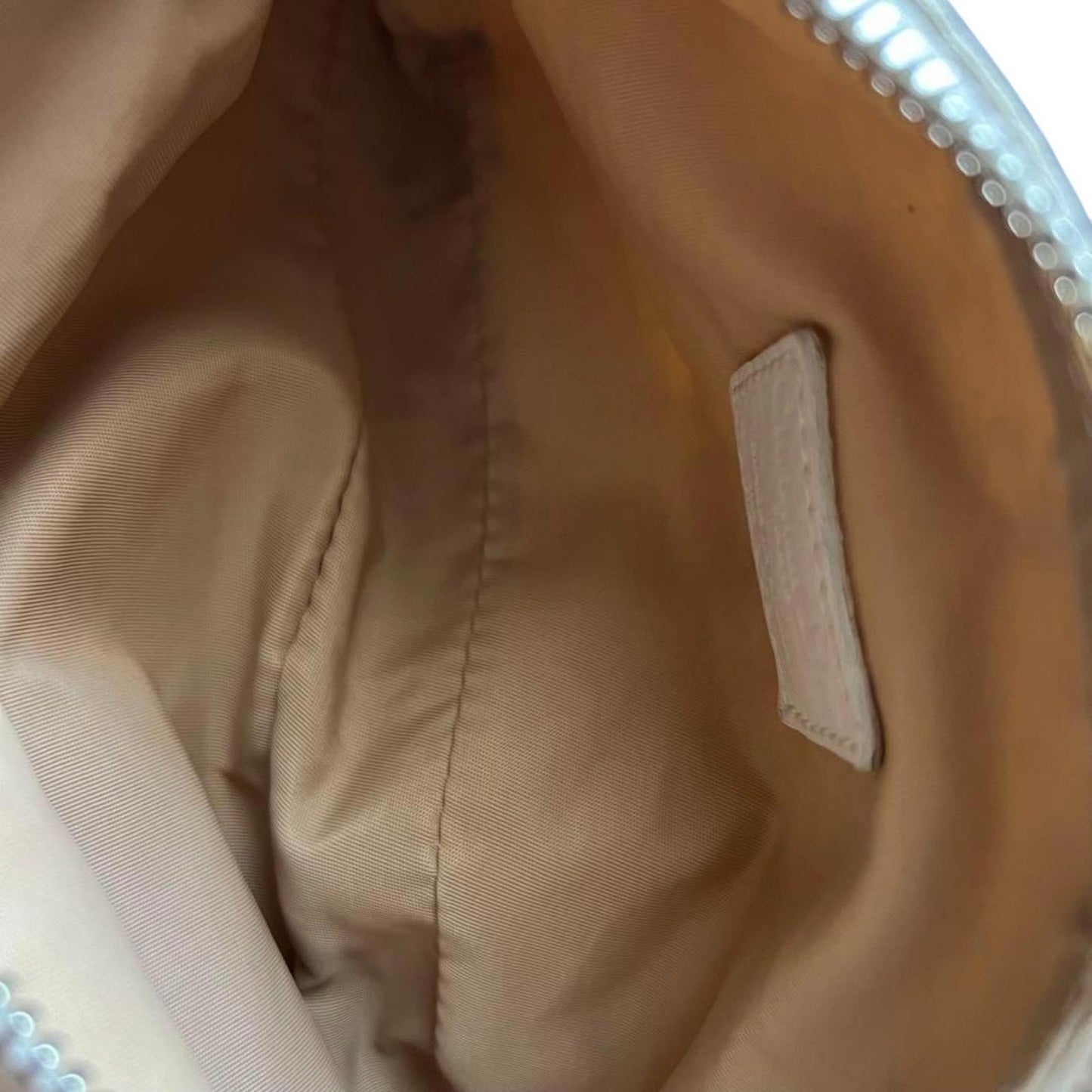 Dior - White Monogram Shoulder Bag with Silver Hardware