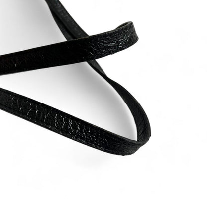 Miu Miu - Canvas Tote Bag Black Leather Handles