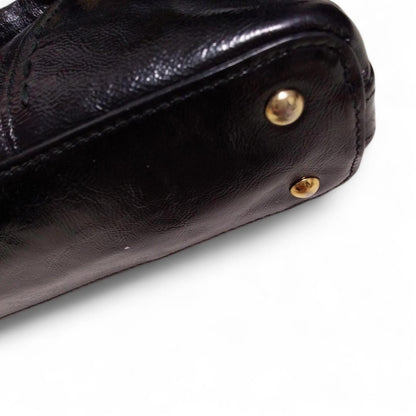 Saint Laurent - Black Leather Satchel Bag