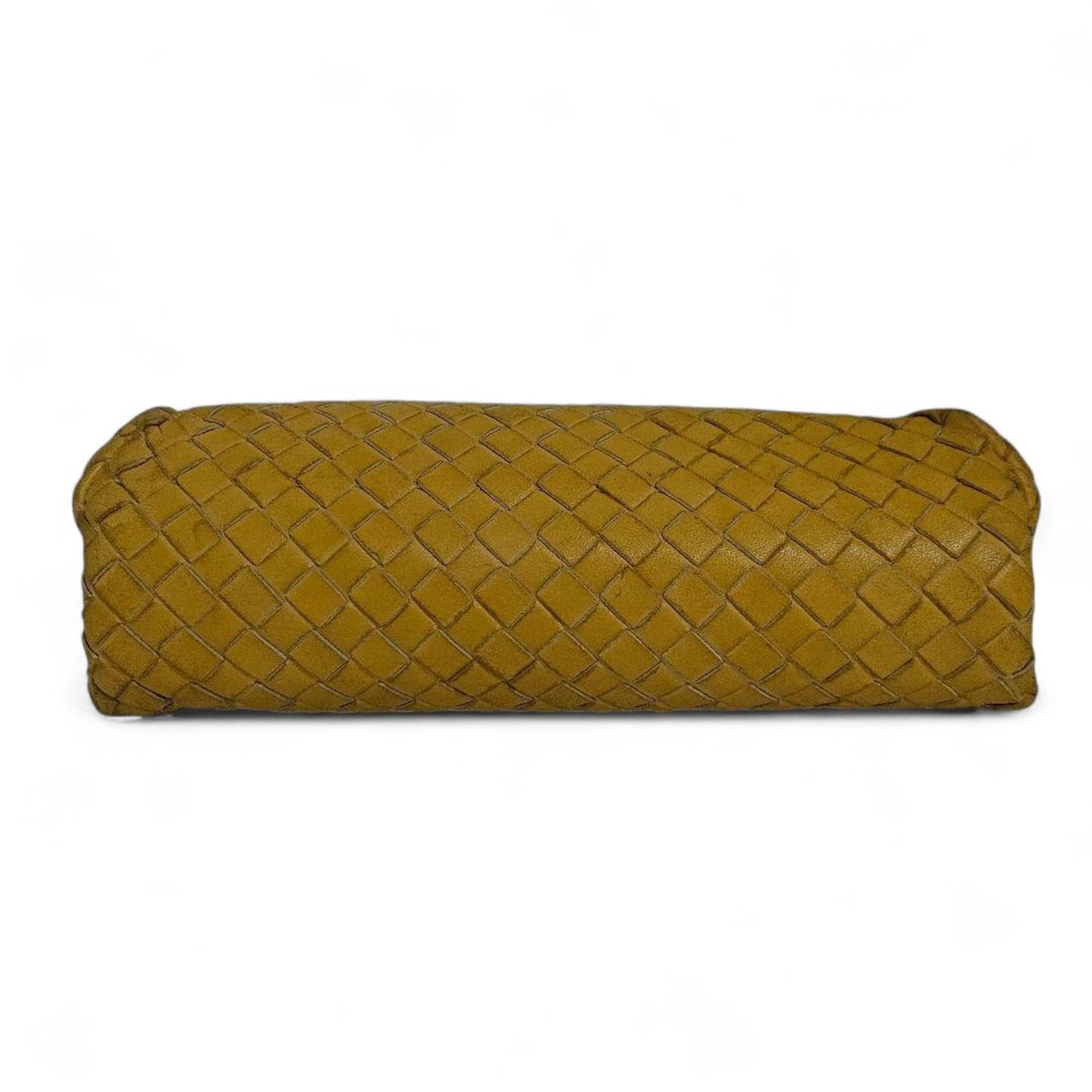 Bottega Veneta - Intrecciato Yellow Shoulder Bag Leather