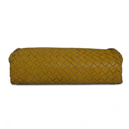 Bottega Veneta - Intrecciato Yellow Shoulder Bag Leather