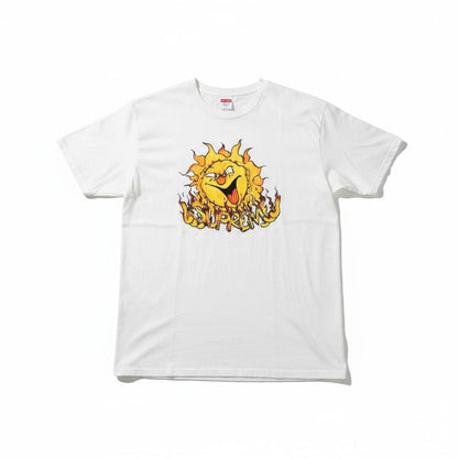 Supreme - L AW20 White Sun Logo Shirt