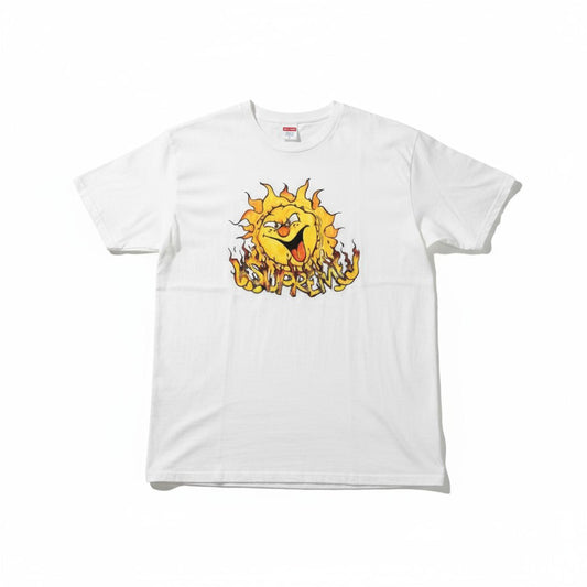 Supreme - L AW20 White Sun Logo Shirt