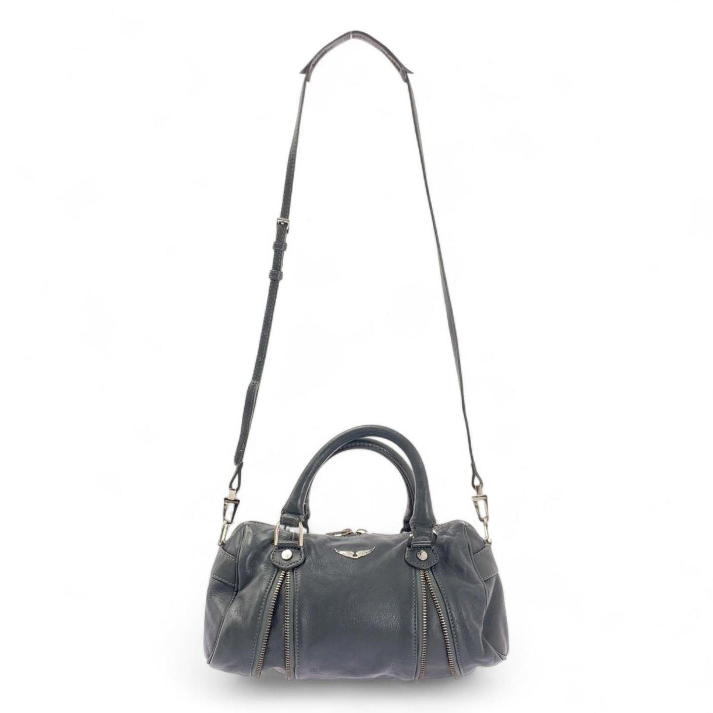 Zadig & Voltaire - Women's Leather Handbag with Adjustable Strap