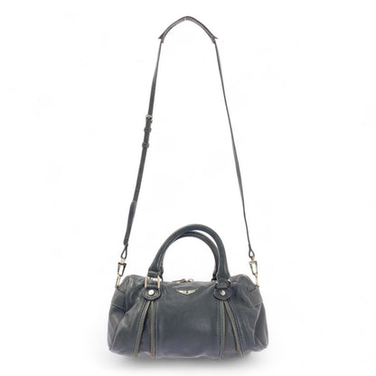 Zadig & Voltaire - Women's Leather Handbag with Adjustable Strap