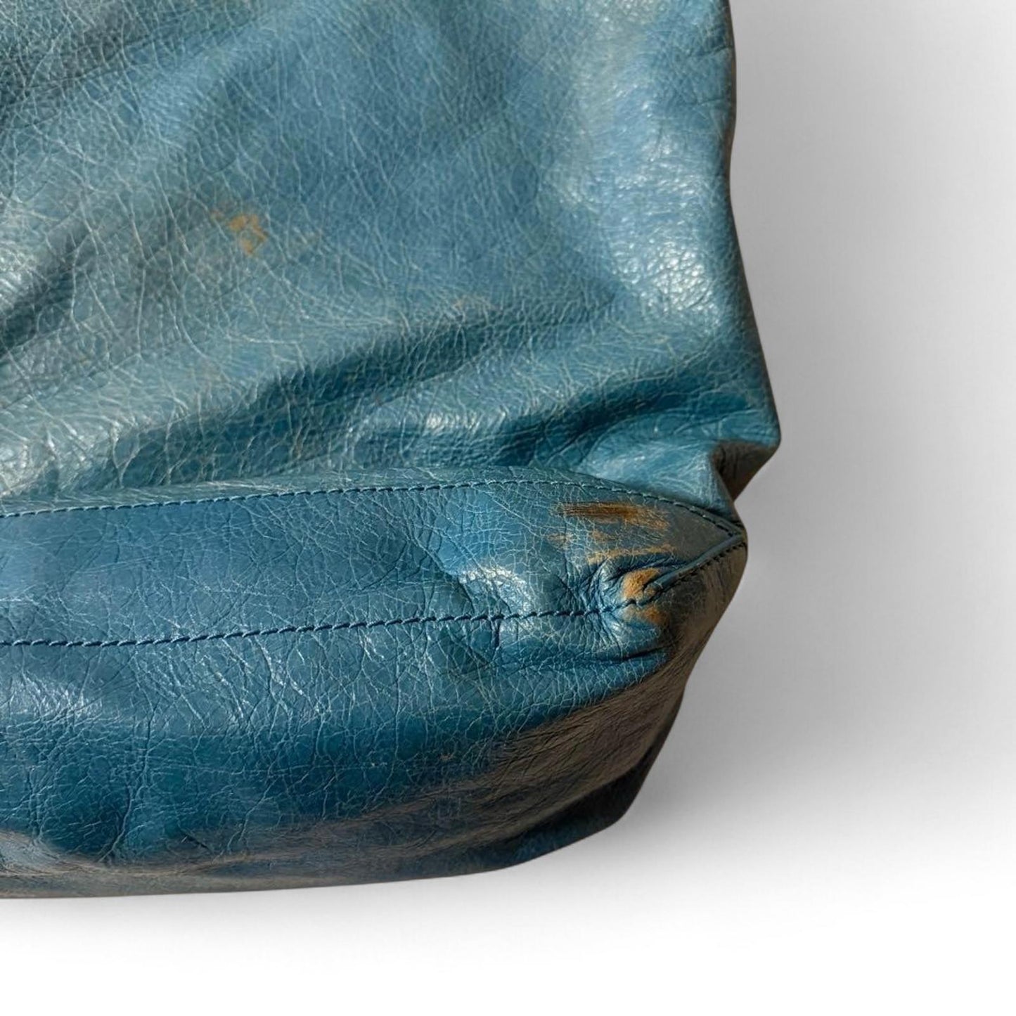 Balenciaga - Blue Leather Shoulder Bag